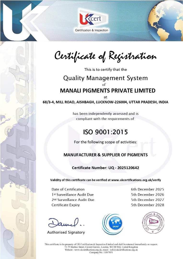 ISO 9001:2015 Certification