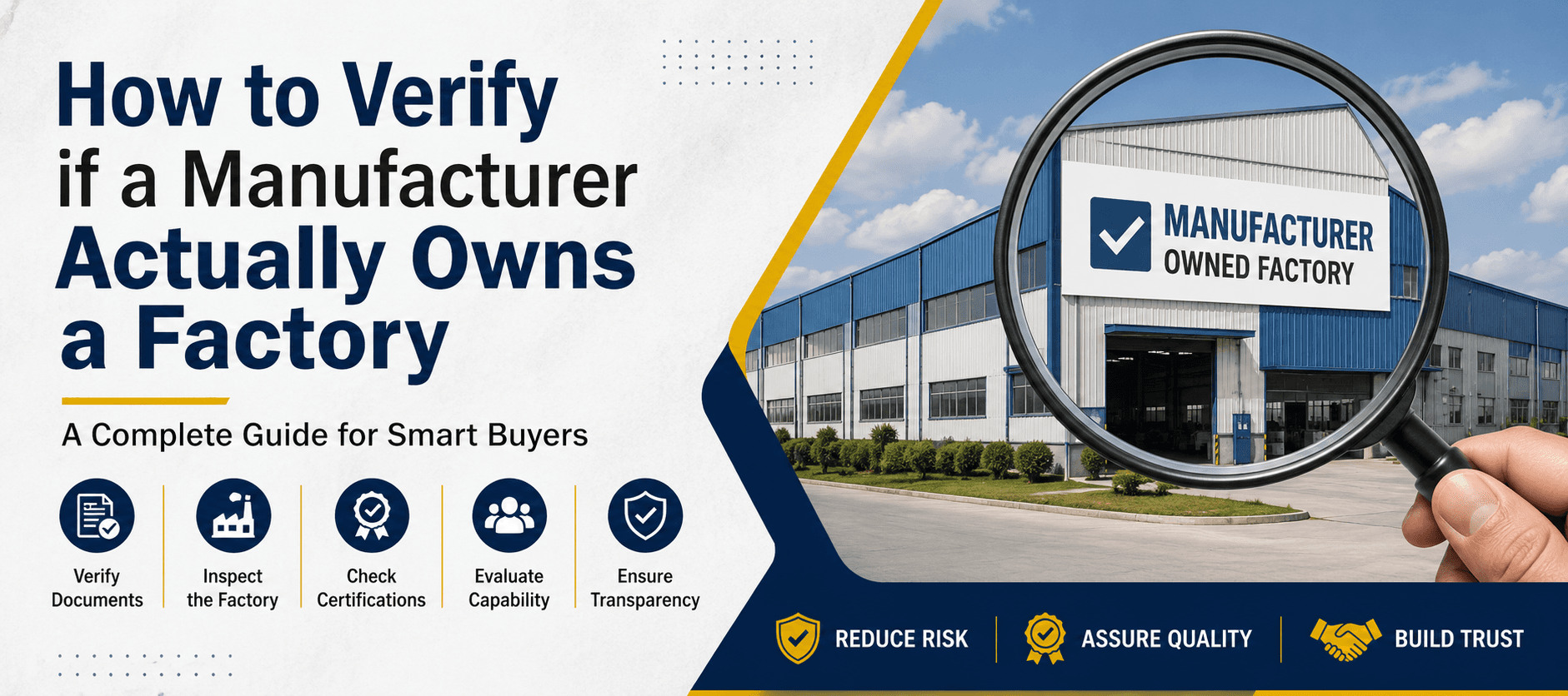 How to Verify if a Manufacturer Actually Owns a Factory