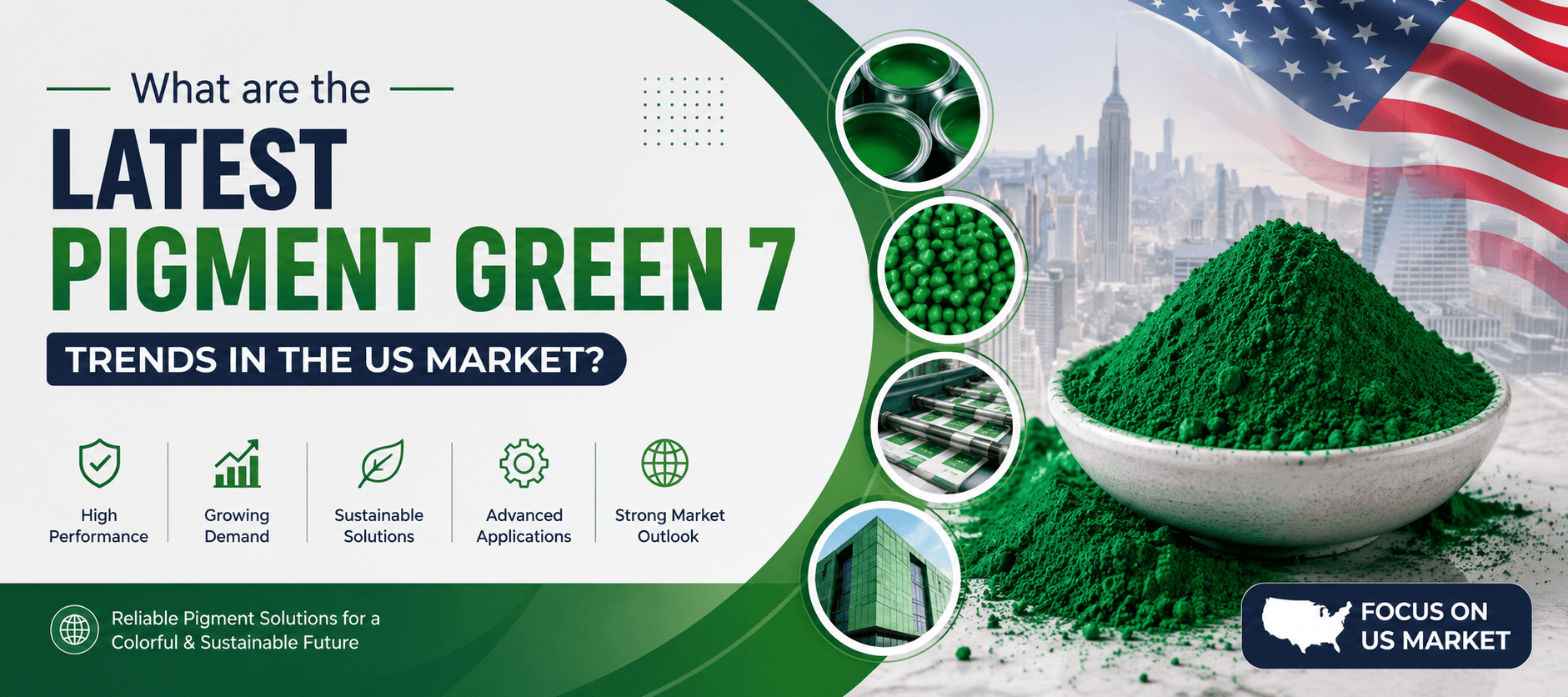 What are the Latest Pigment Green 7 Trends in the US Market?