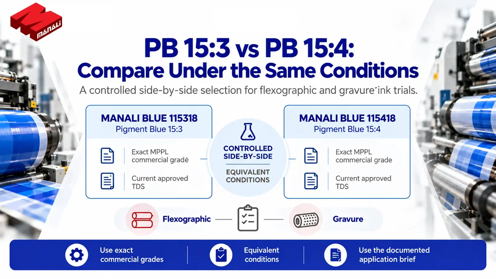 Pigment Blue 15:3 vs 15:4 for Flexographic and Gravure Inks: A Selection Checklist