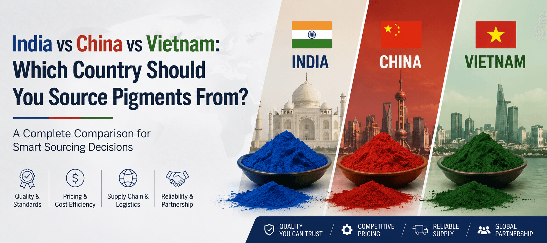 India vs China vs Vietnam: Which Country Should You Source Pigments From?