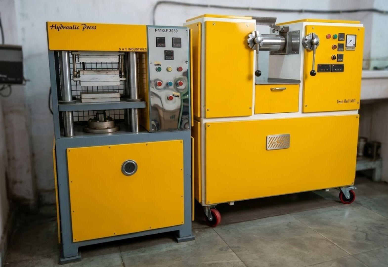 Hydraulic Press and Twin Roll Mill