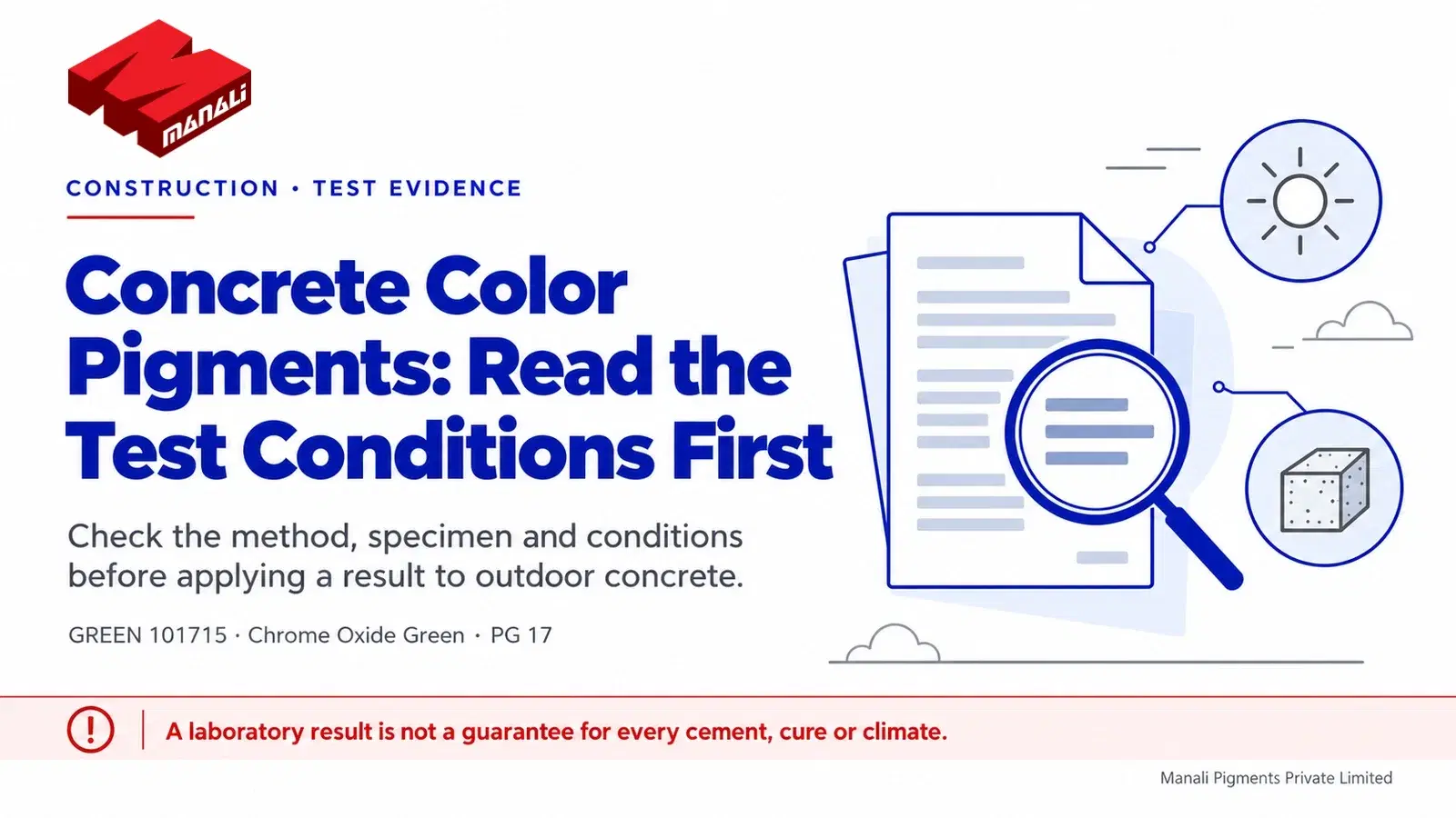 Concrete Color Pigments: How to Evaluate Weathering and Alkali-Resistance Data