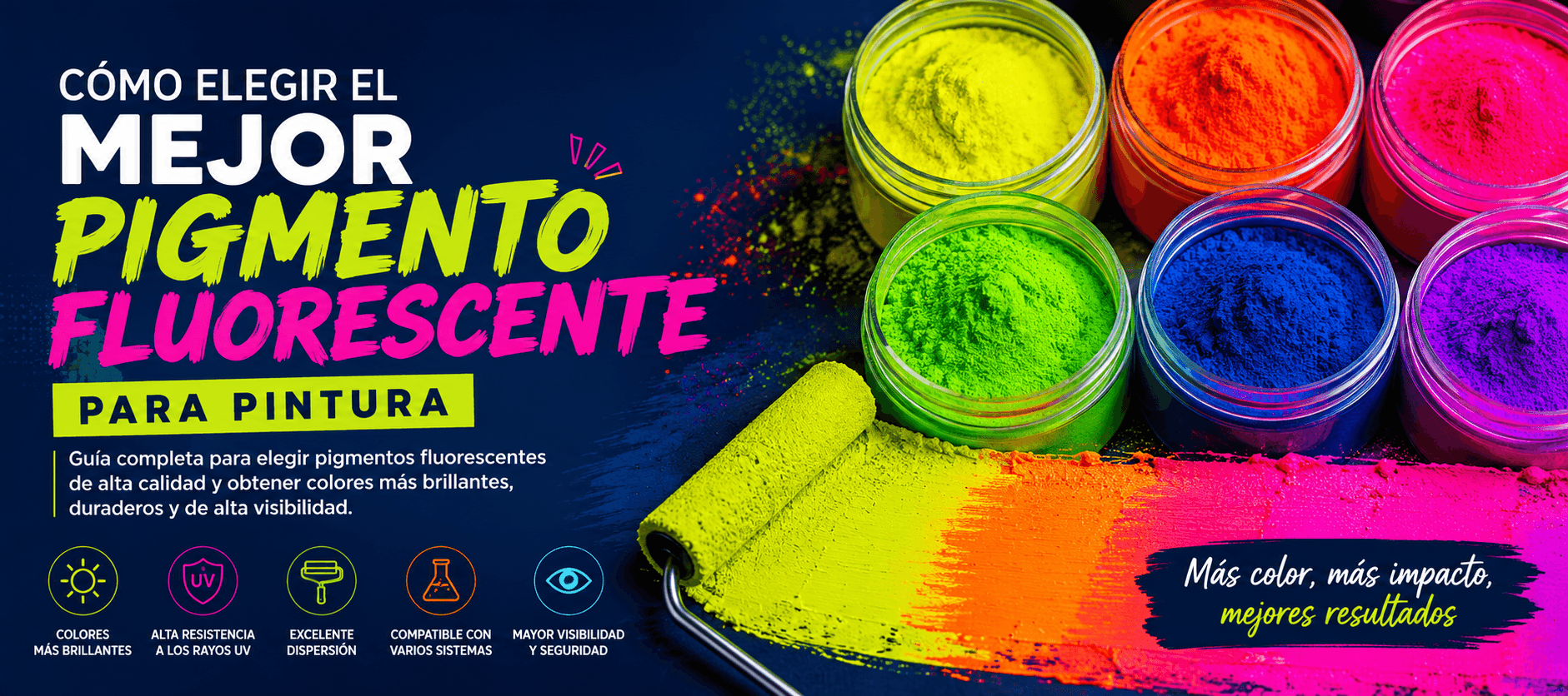 Cómo elegir el mejor pigmento fluorescente para pintura
