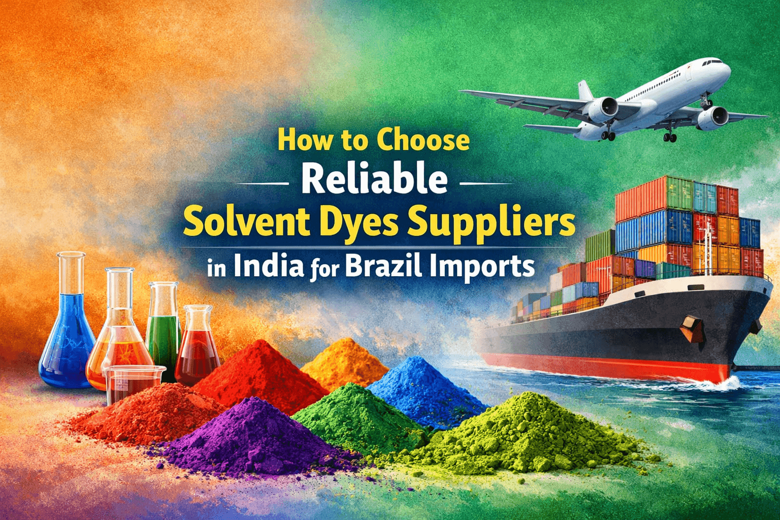 How to Choose Reliable Solvent Dyes Suppliers in India for Brazil Imports